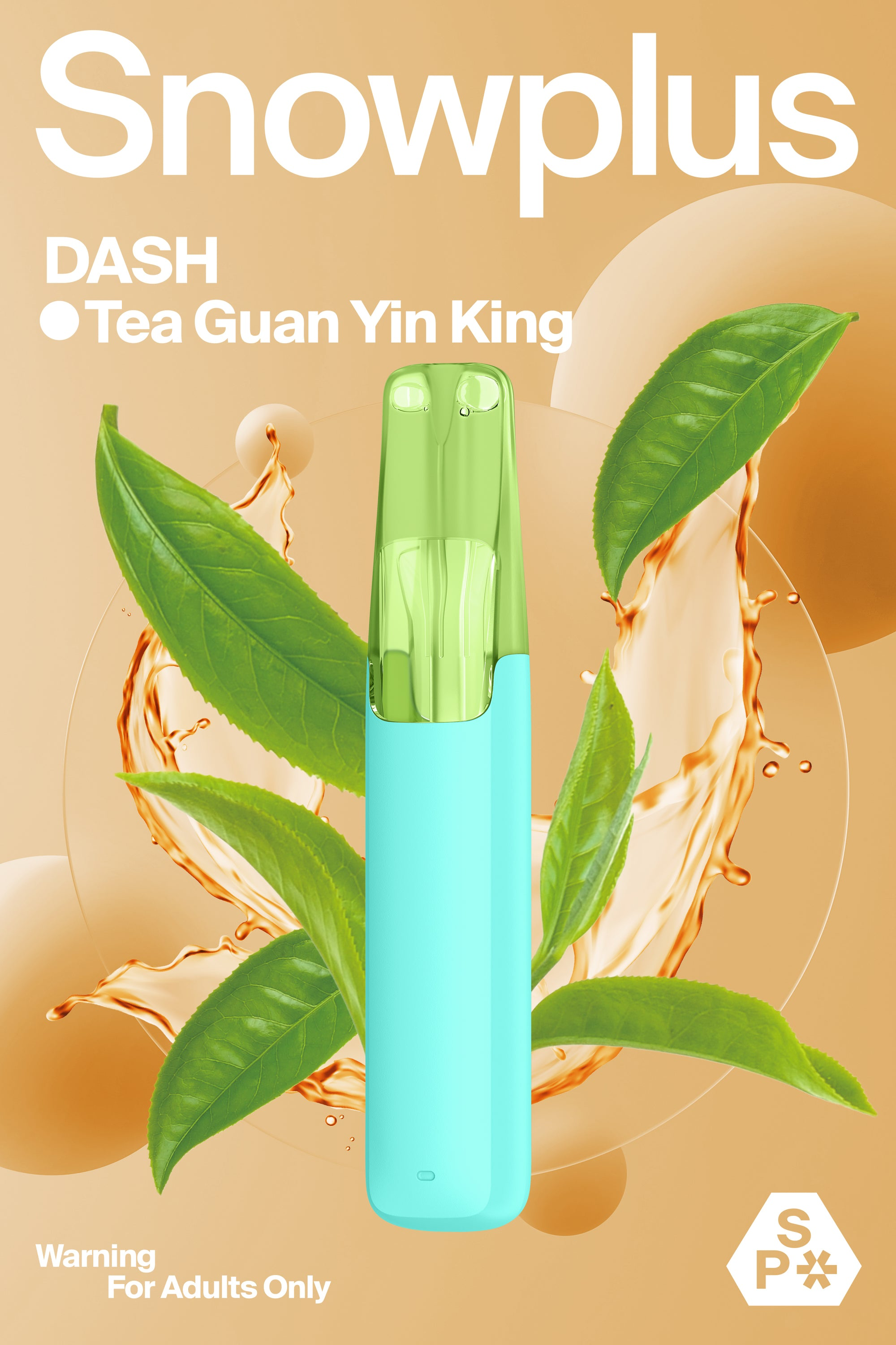Snowplus Dash All-in-one Tea Guan Yin King Flavor Disposable Device 4000puffs - Six Pandas
